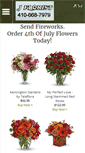 Mobile Screenshot of jfloristmd.com